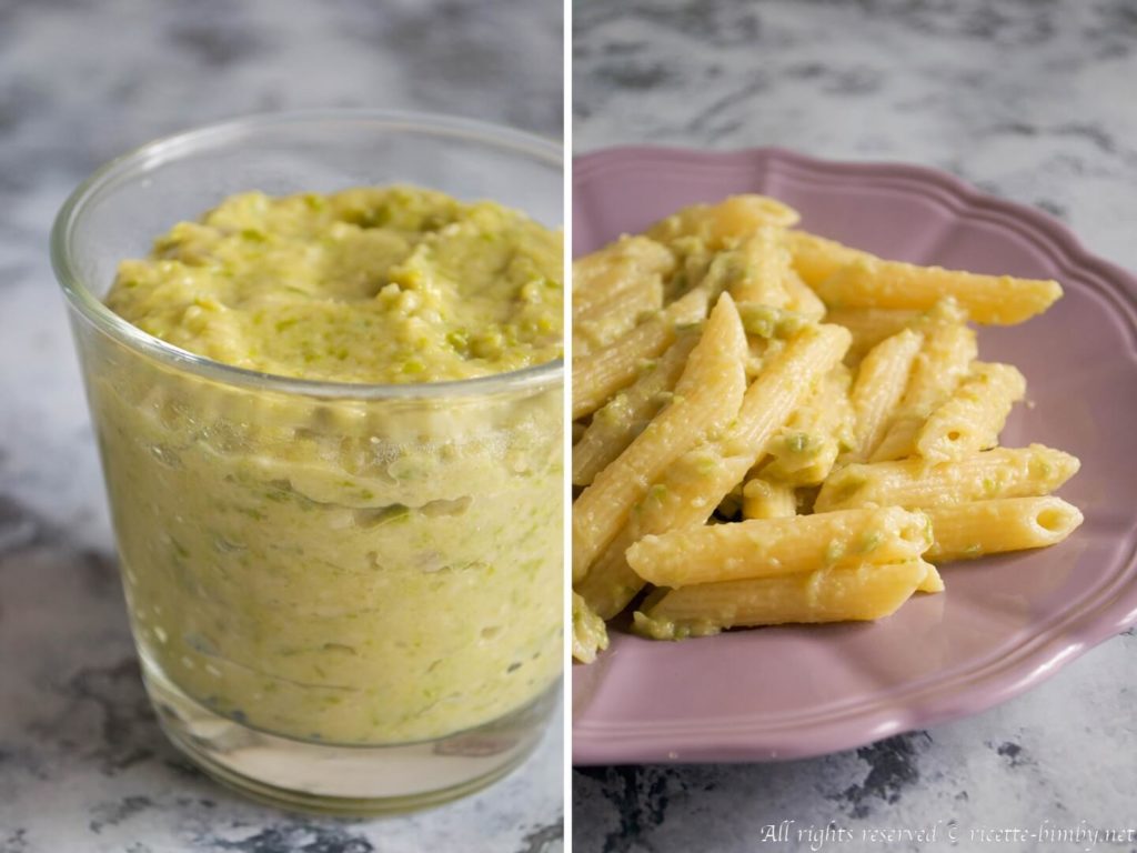 Pasta con crema di zucchine Bimby
