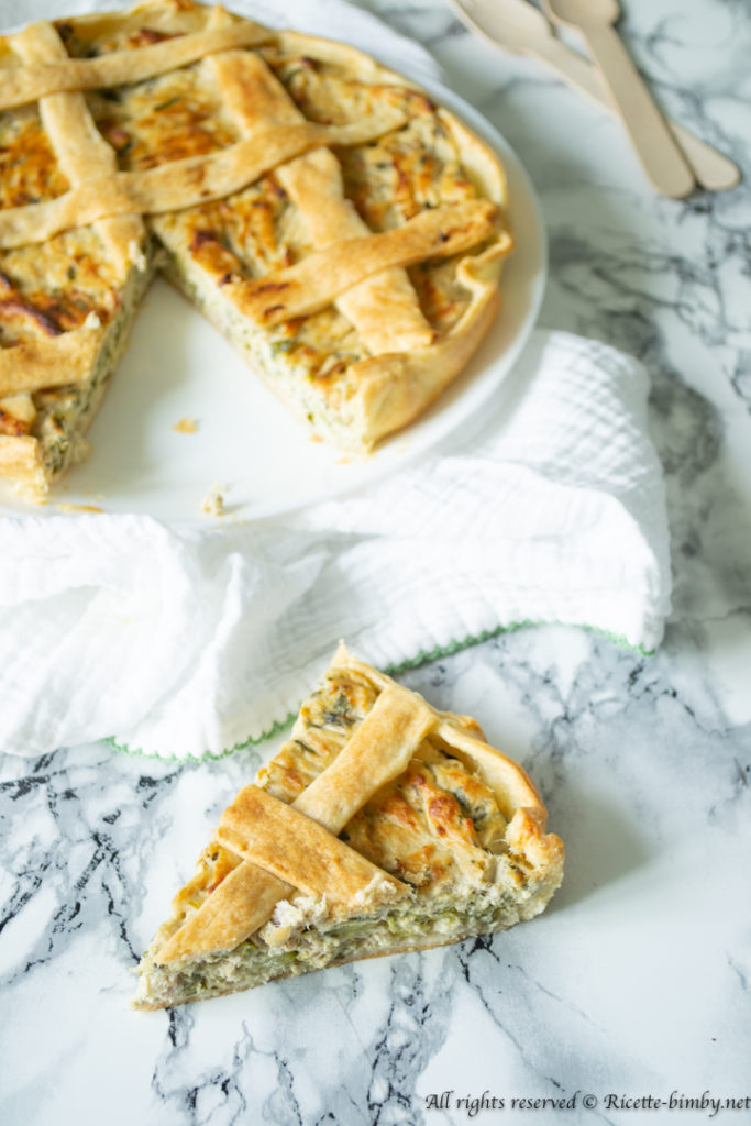 Torta salata zucchine e tonno bimby