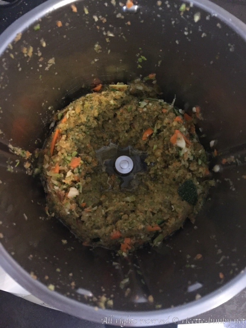 Passaggi dado vegetale bimby