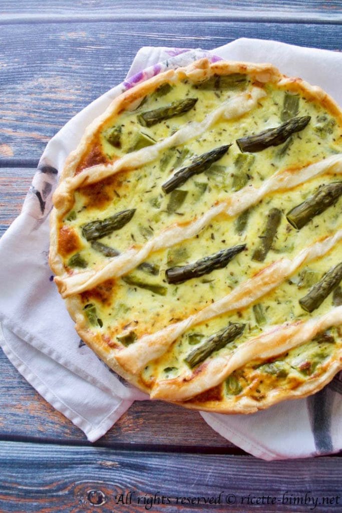 Thermomix Asparagus Quiche