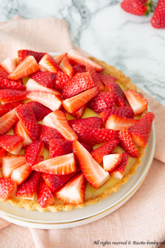 Crostata alle fragole bimby