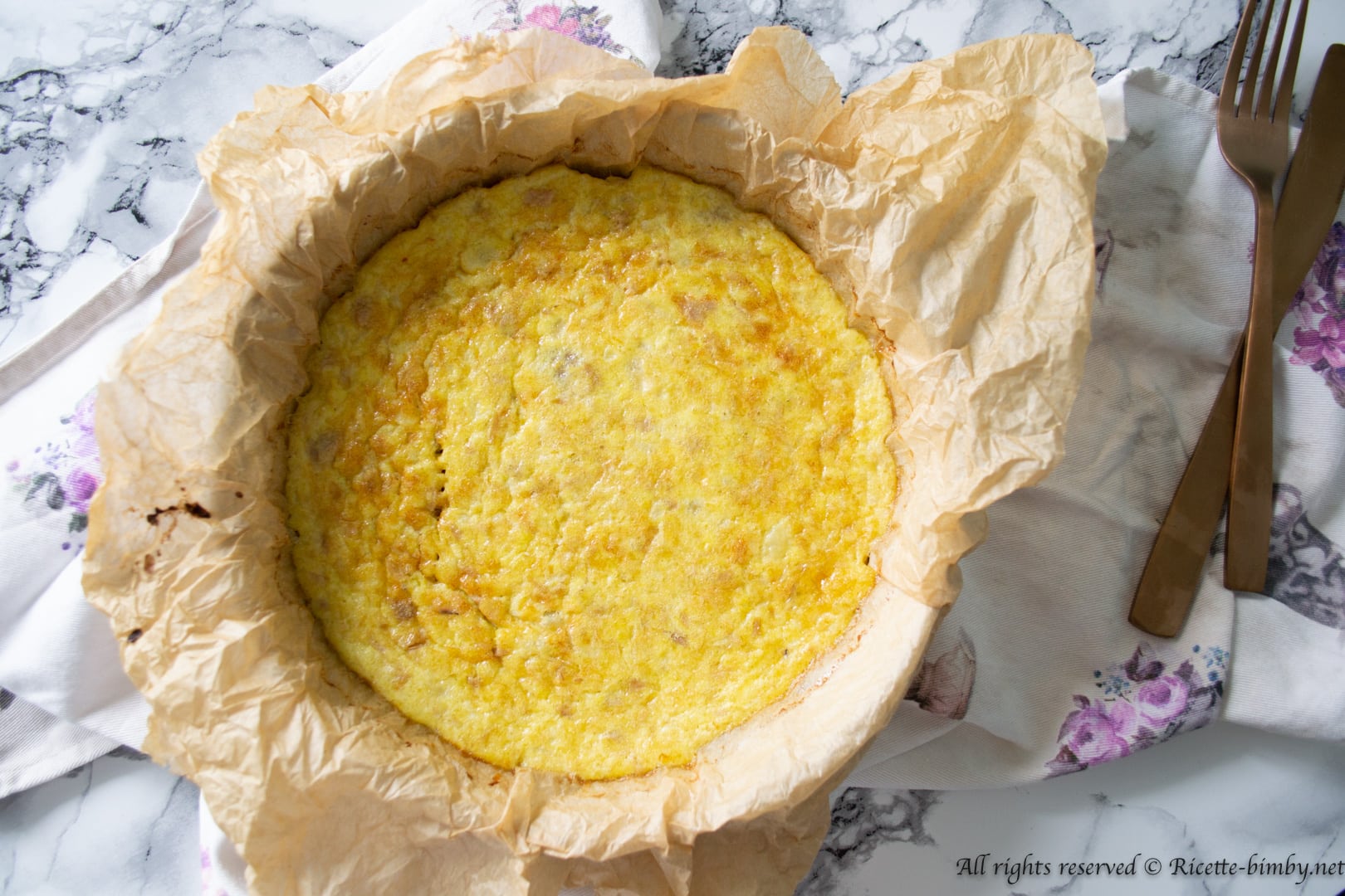 Frittata tonno e cipolle Bimby