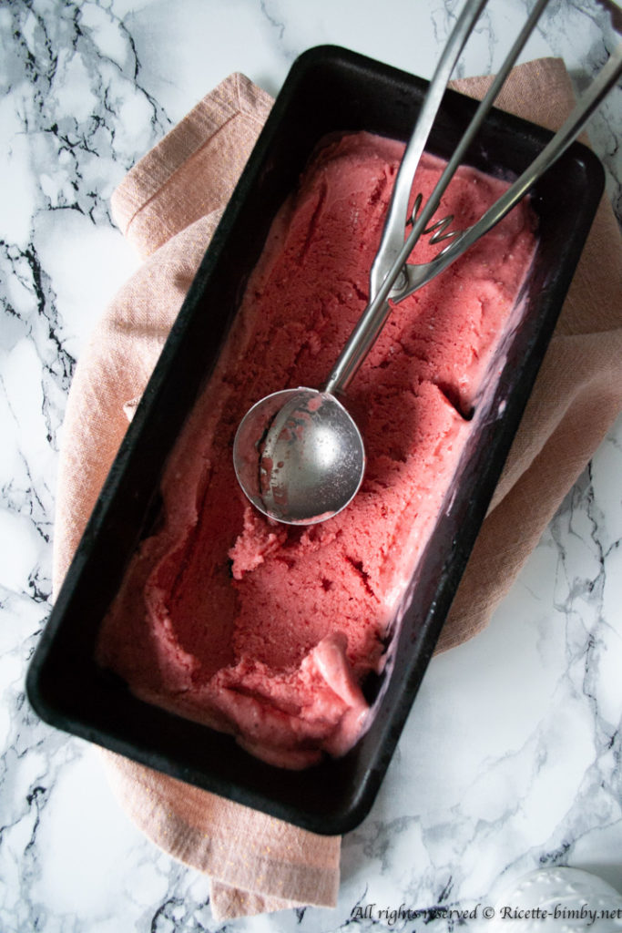 Gelato alla fragola bimby