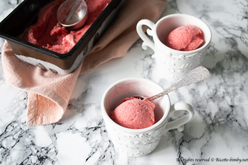Gelato alla fragola bimby