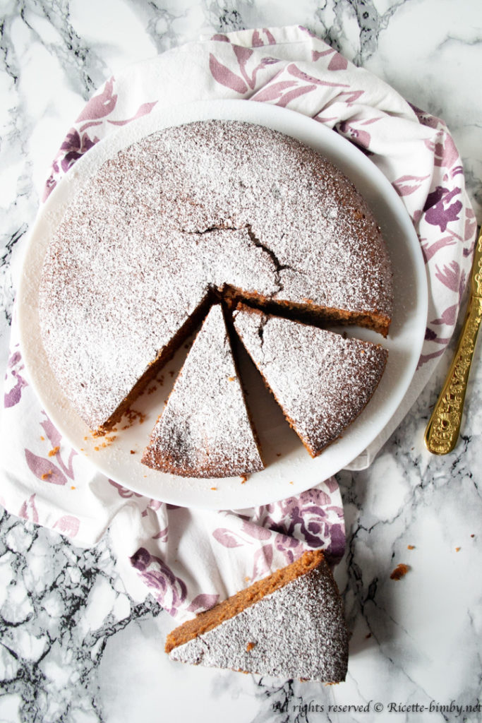 Torta arancia e cioccolato bimby