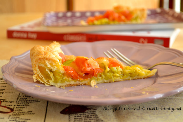 Torta salata tricolore bimby