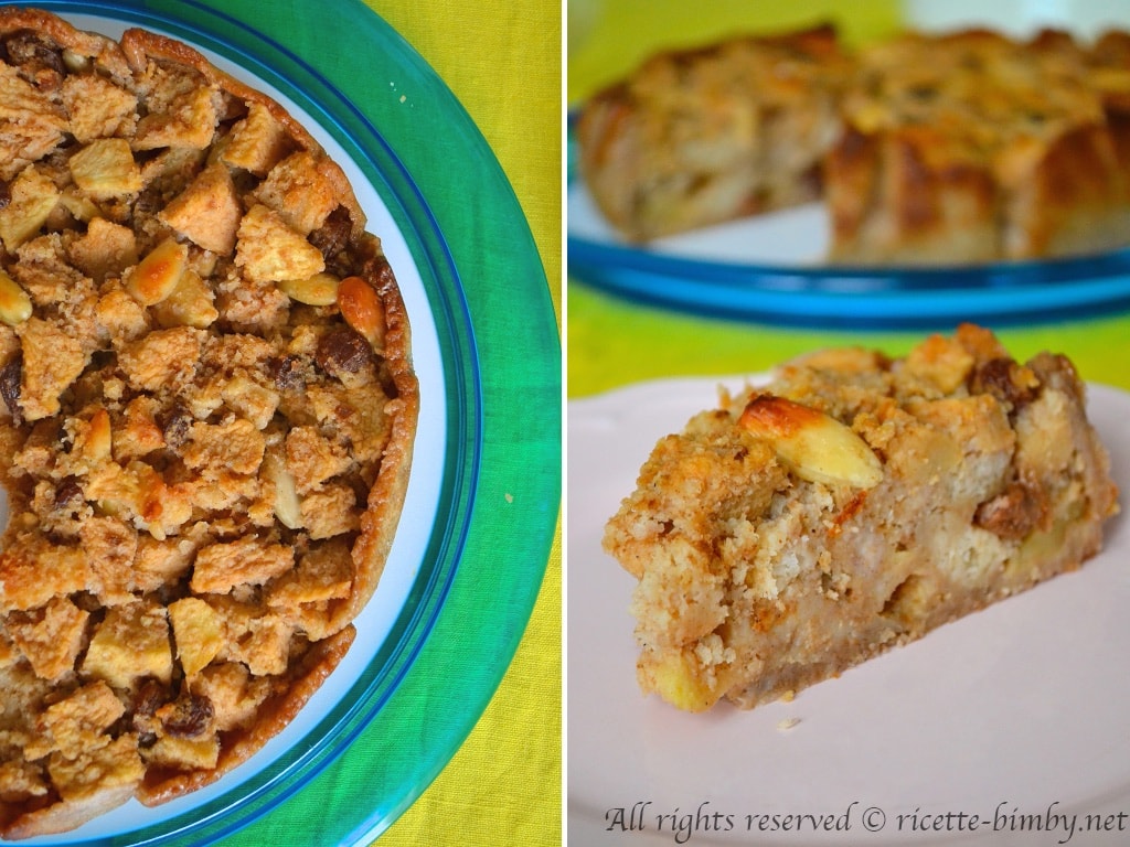 Torta di mele e pane Bimby