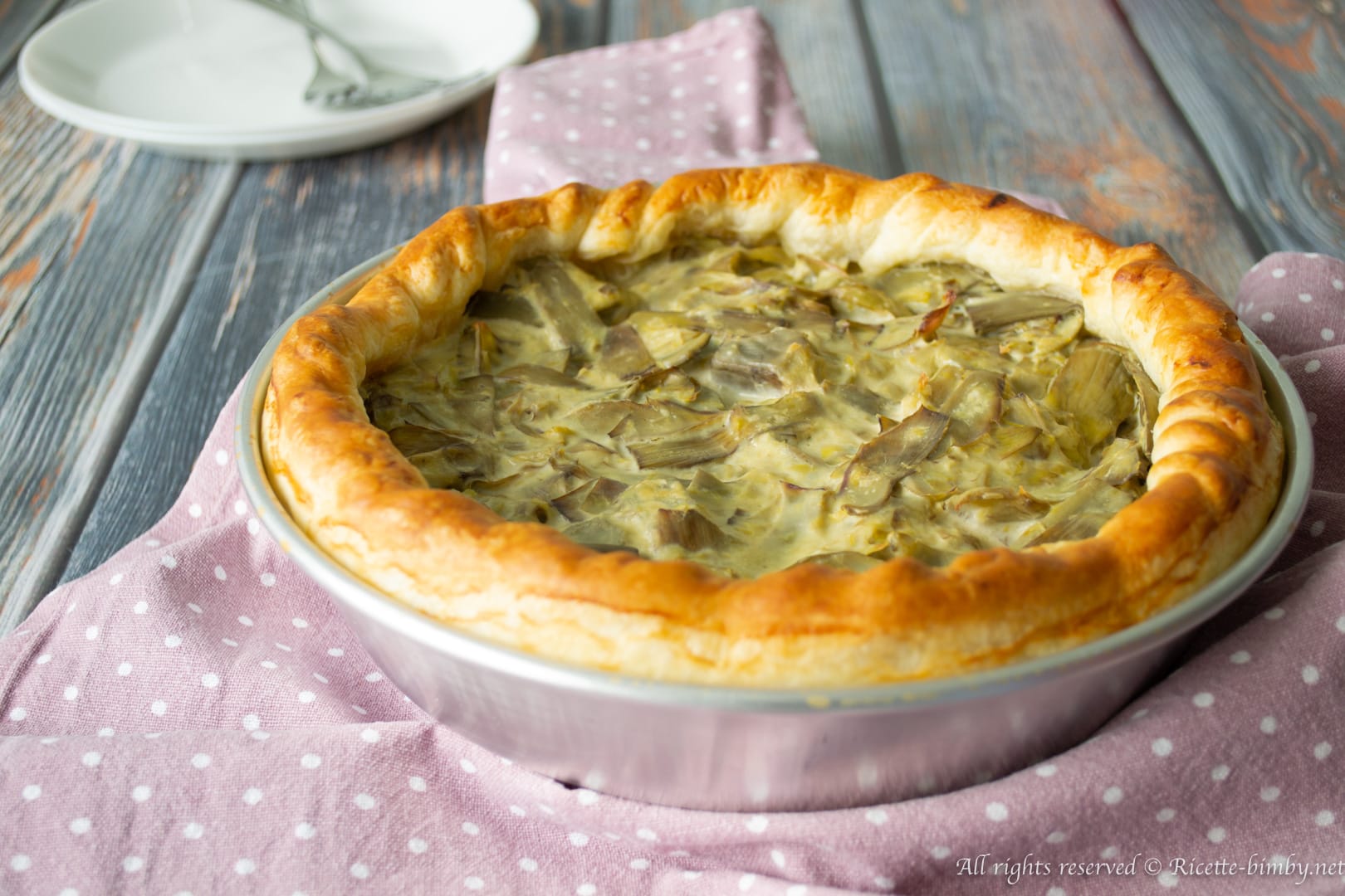 Quiche ai carciofi Bimby