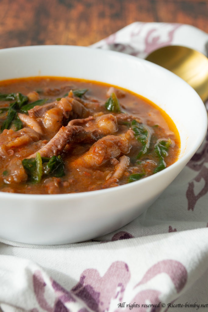 Zuppa di polpo, patate e ceci bimby