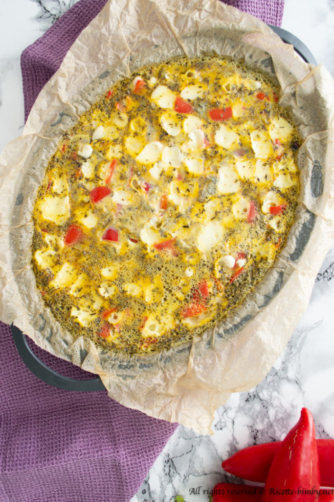 Frittata di peperoni bimby