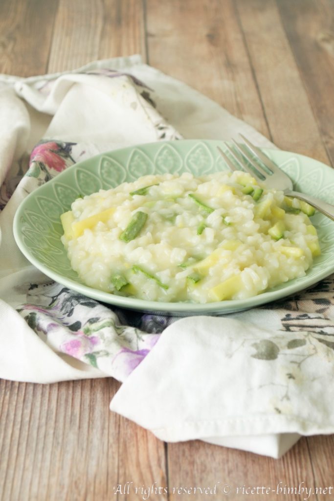Risotto con zucchine al profumo di limone bimby