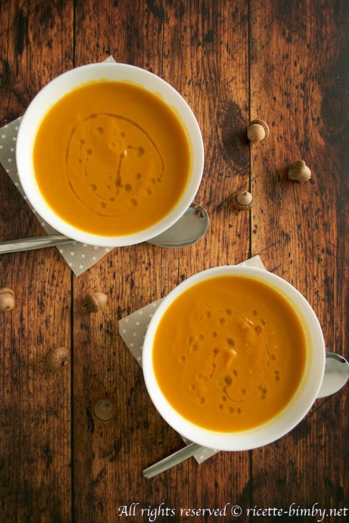 Vellutata di carote e zucca bimby