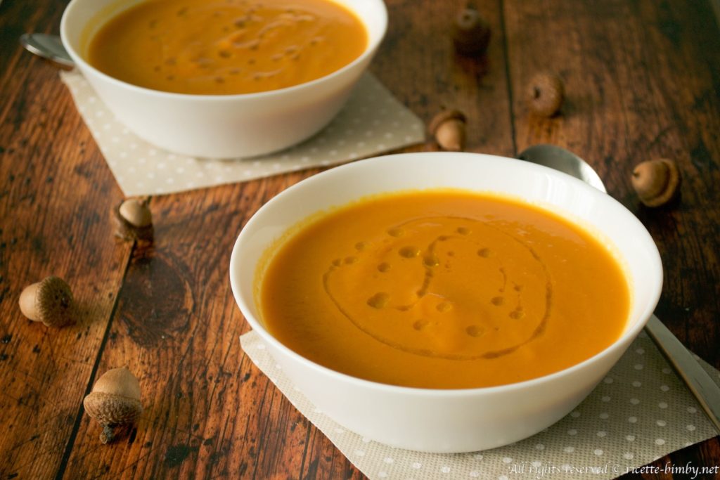 Vellutata di carote e zucca Bimby