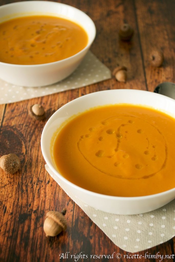 Vellutata di carote e zucca bimby