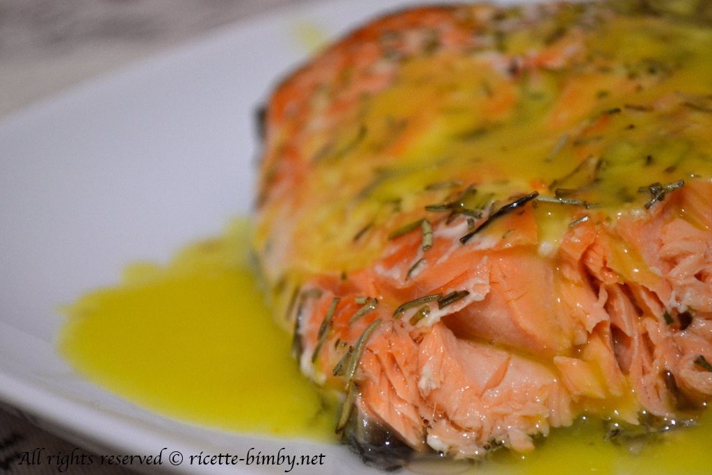Salmone con salsa all'arancia Bimby