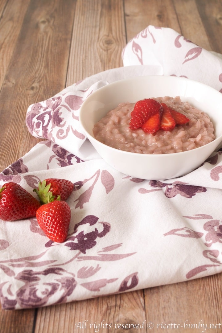 Risotto alle fragole bimby