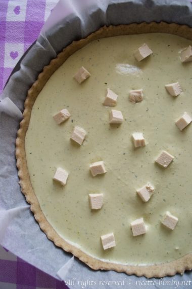 Torta salata tofu e pesto bimby