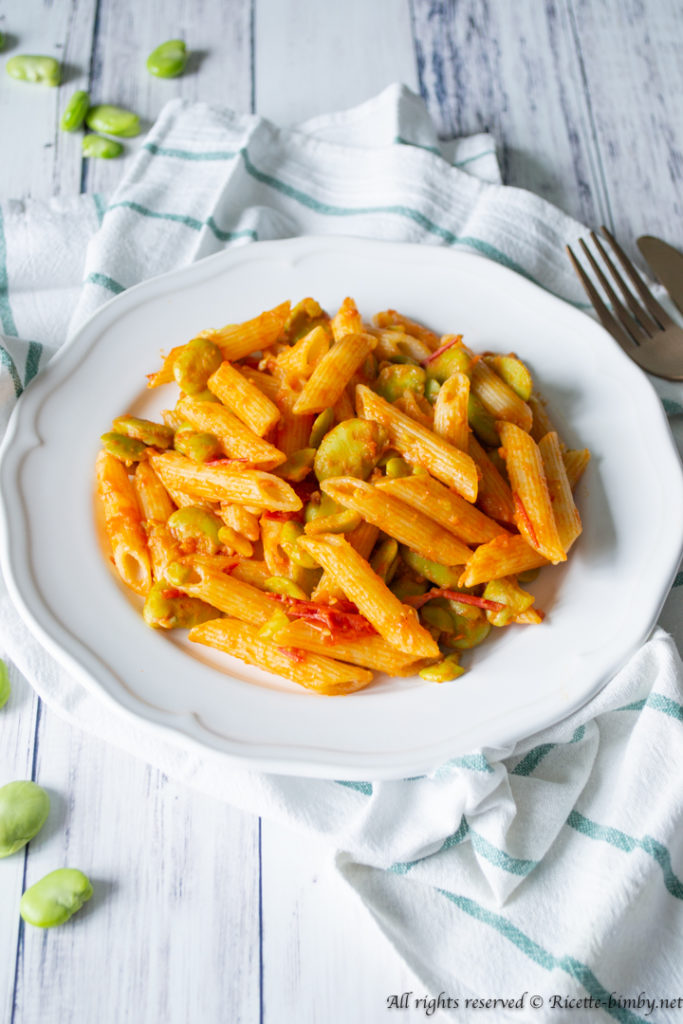 Pasta fave e pomodorini bimby