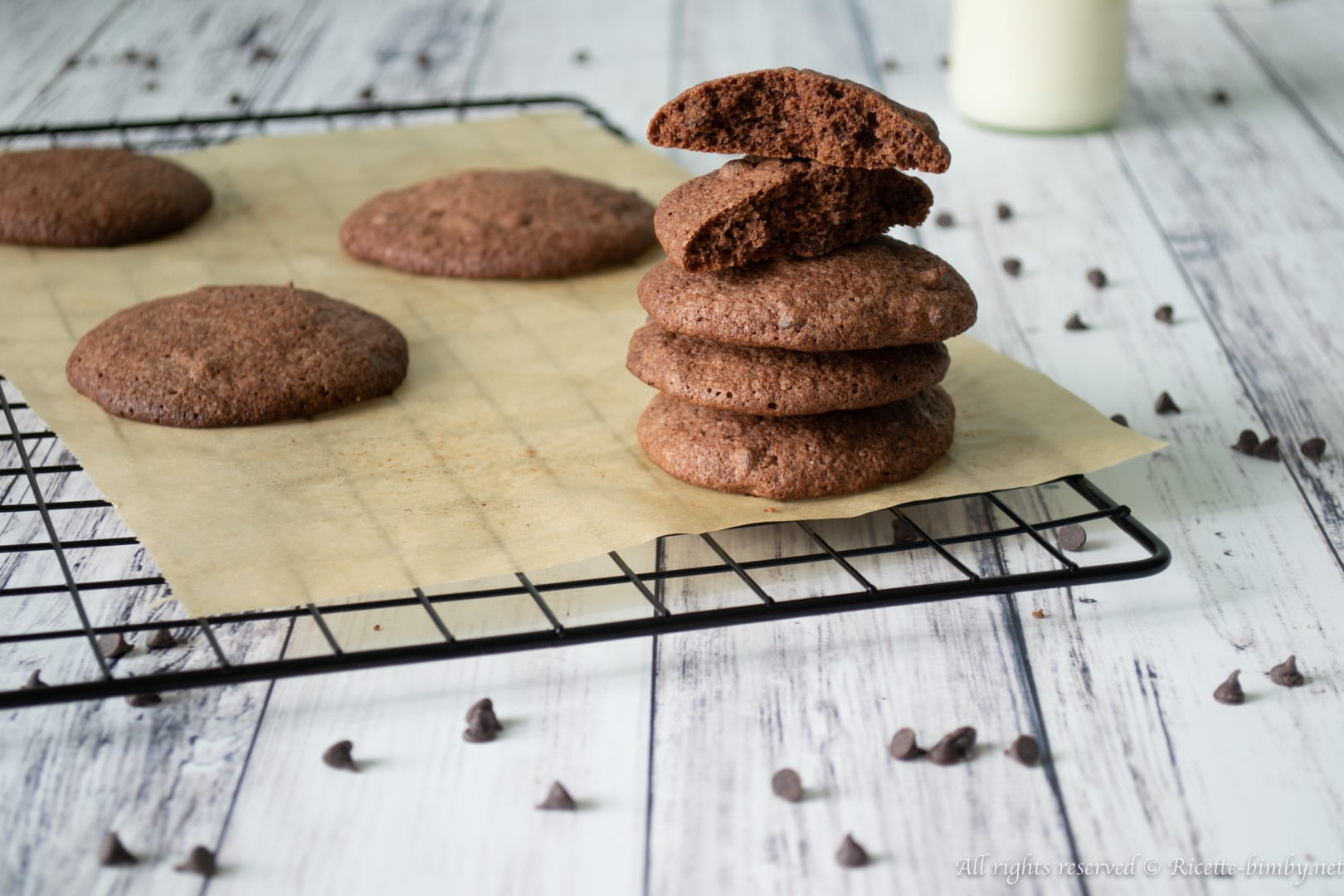 Biscotti al cioccolato senza glutine Bimby
