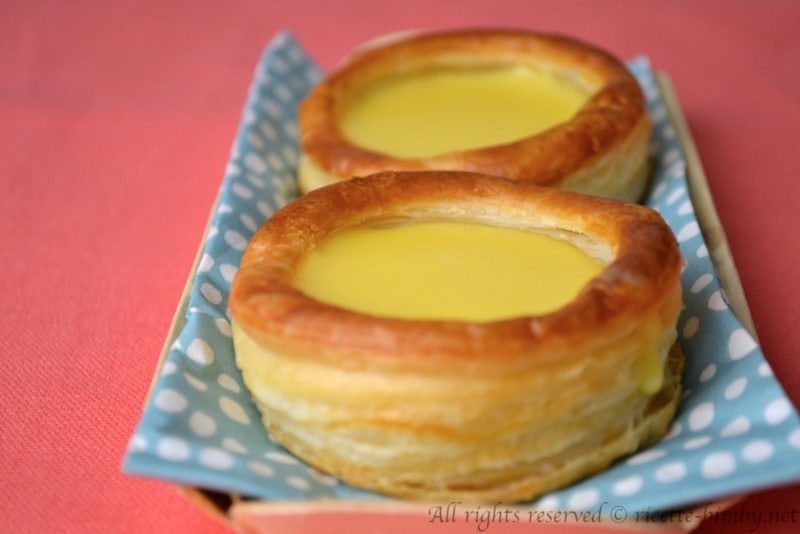 Vol au vent con fonduta Bimby