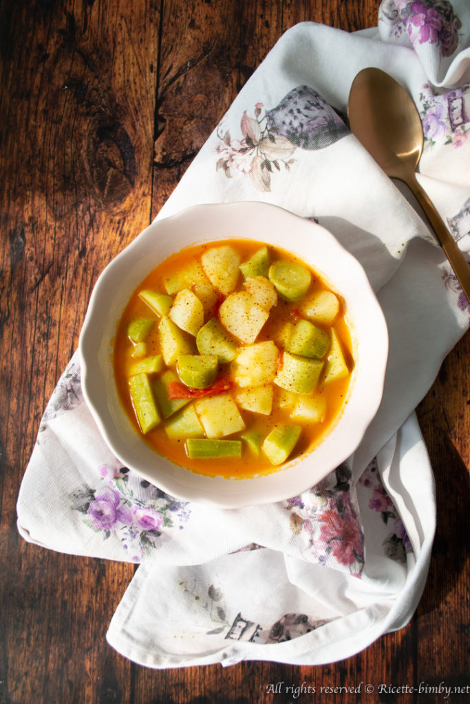 Zuppa di patate e zucchine bimby
