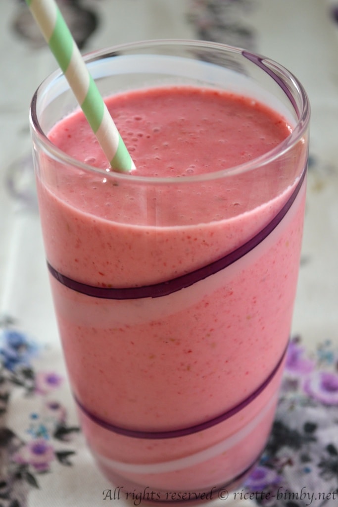 Frullato di lamponi bimby