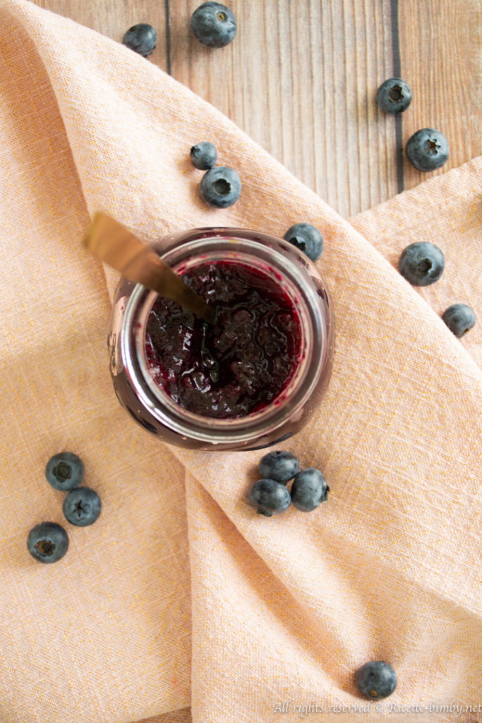Marmellata ai mirtilli bimby