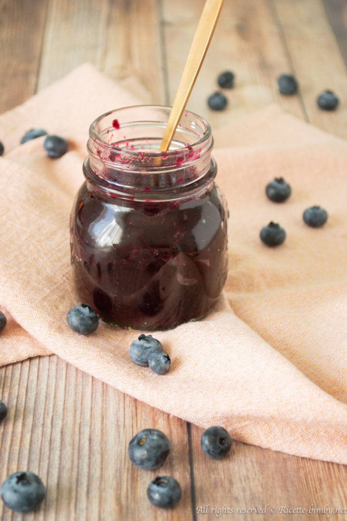 Marmellata ai mirtilli bimby