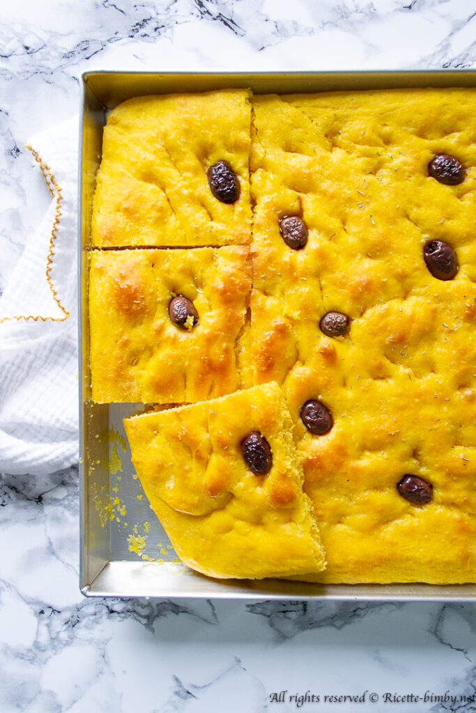Focaccia alla zucca bimby