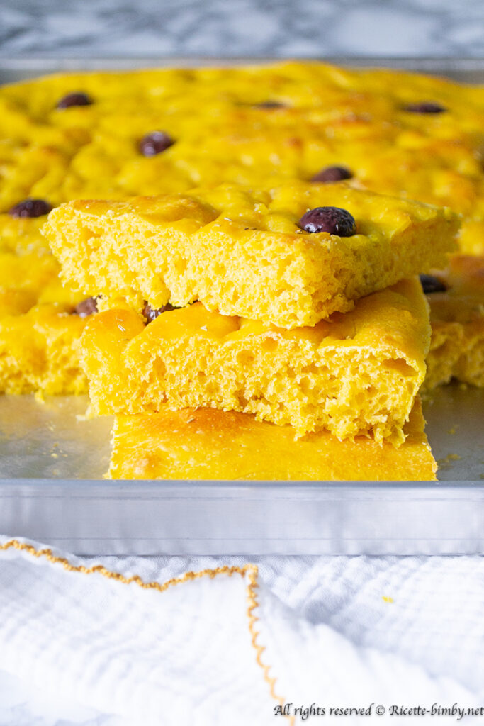 Focaccia alla zucca bimby