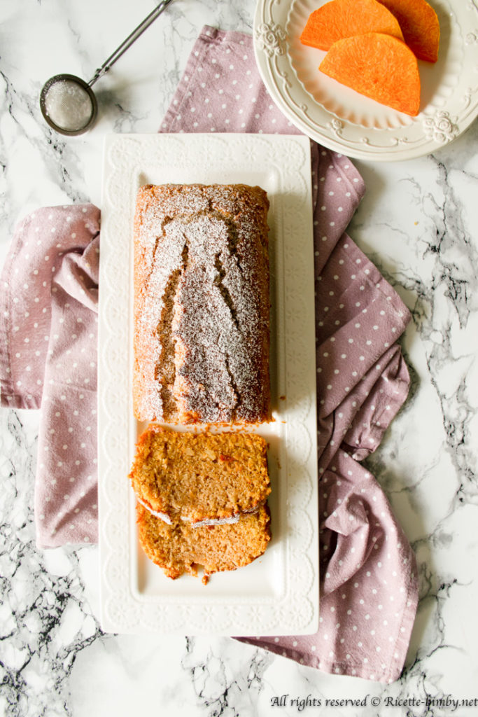 Plumcake alla zucca senza glutine bimby