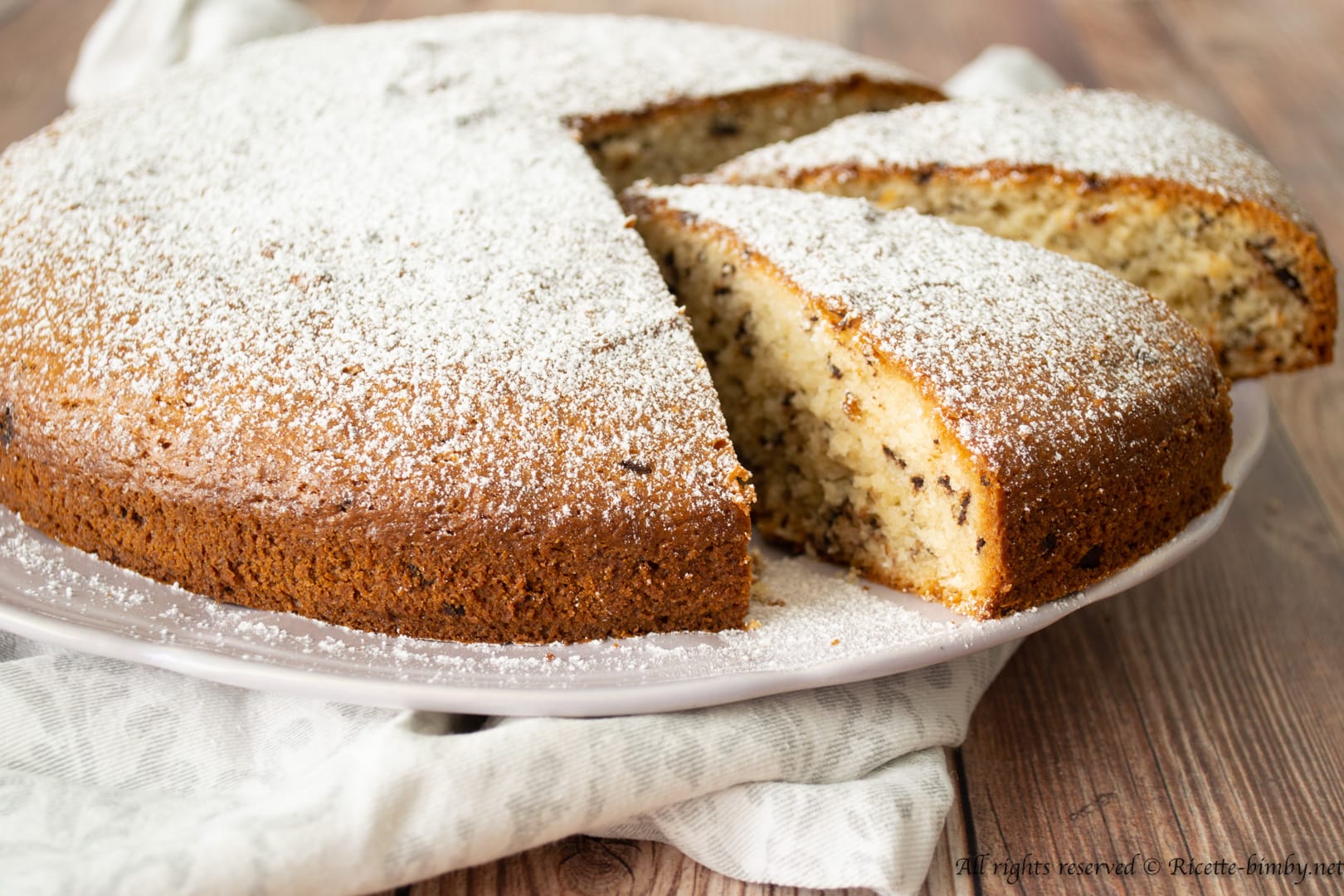 Torta al cocco senza uova Bimby