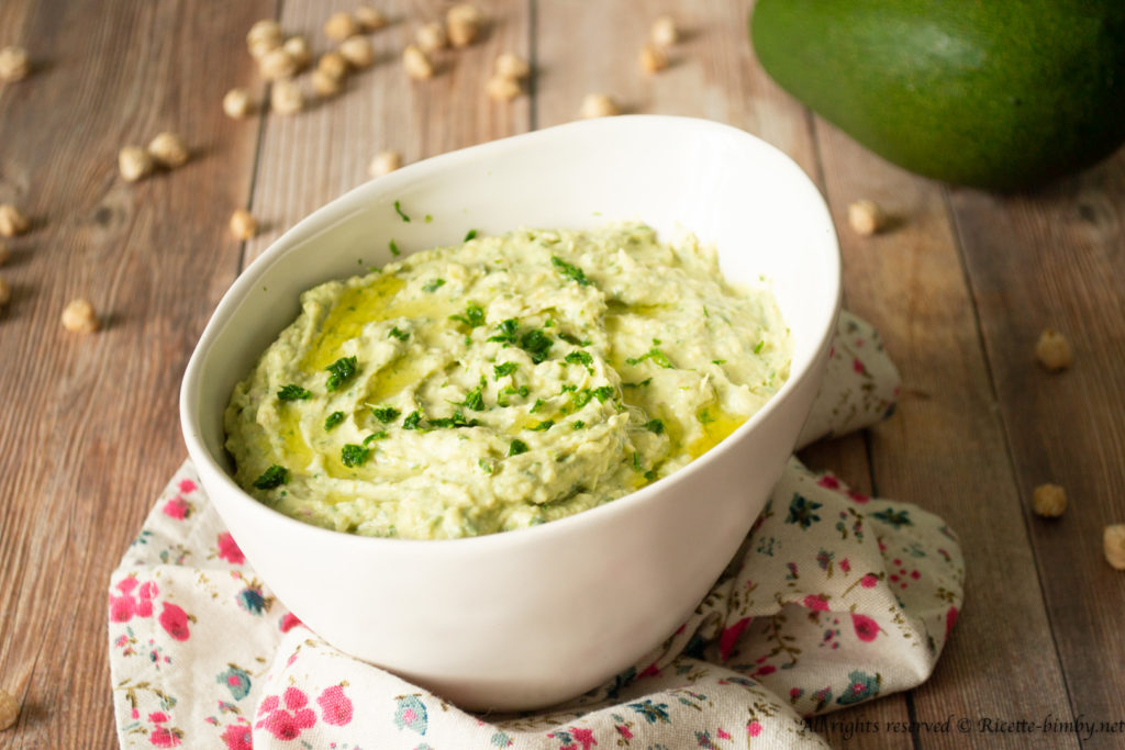 Hummus di avocado Bimby
