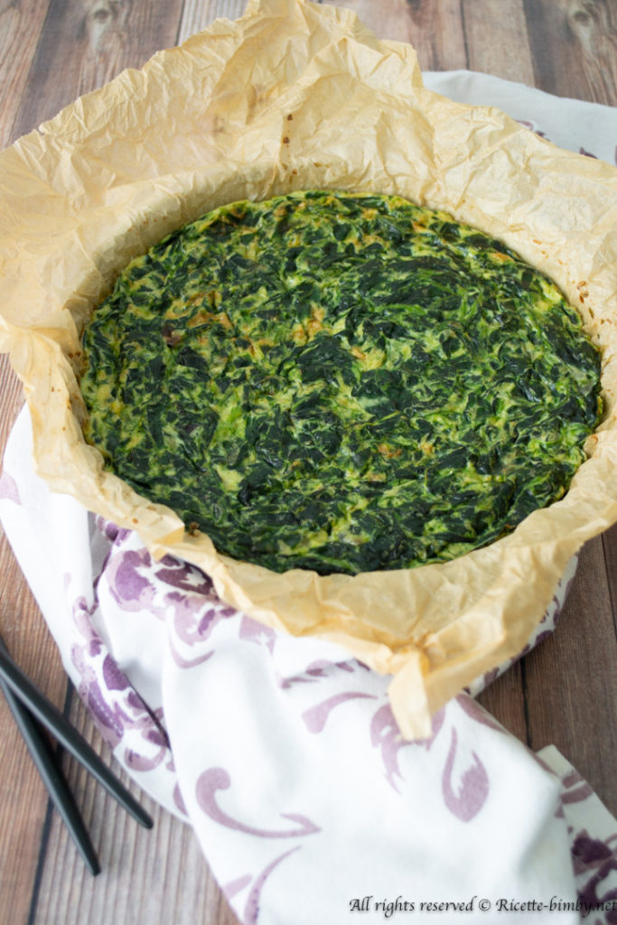 Frittata di spinaci bimby