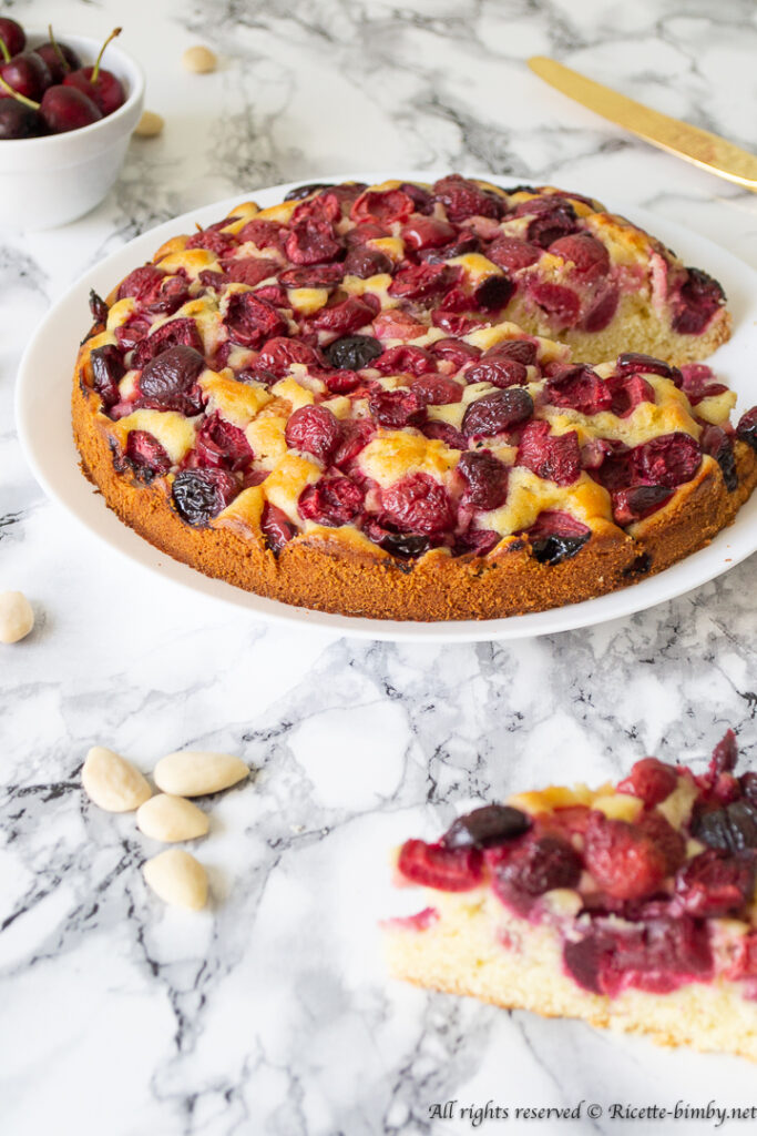 Thermomix Cherry and Almond Cake