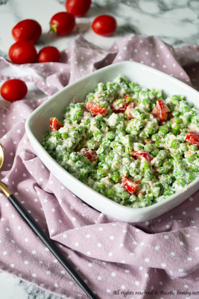 Insalata di piselli e feta bimby