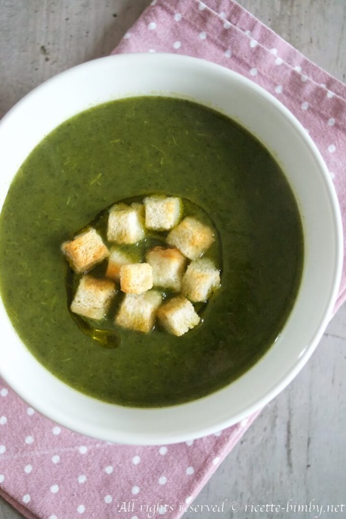 Vellutata di cavolo nero bimby