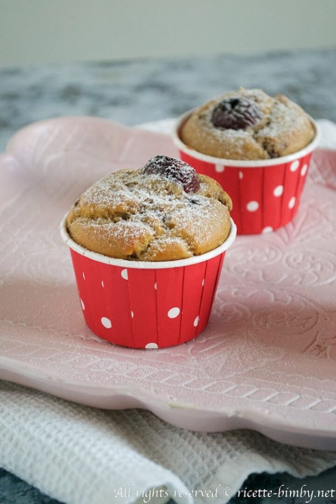Muffin alle ciliegie bimby
