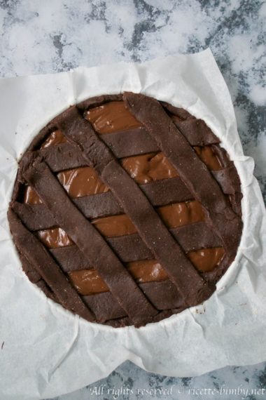 Crostata al cioccolato fondente bimby