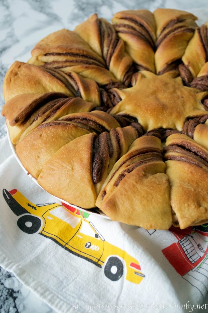 Fiore di brioche alla Nutella bimby