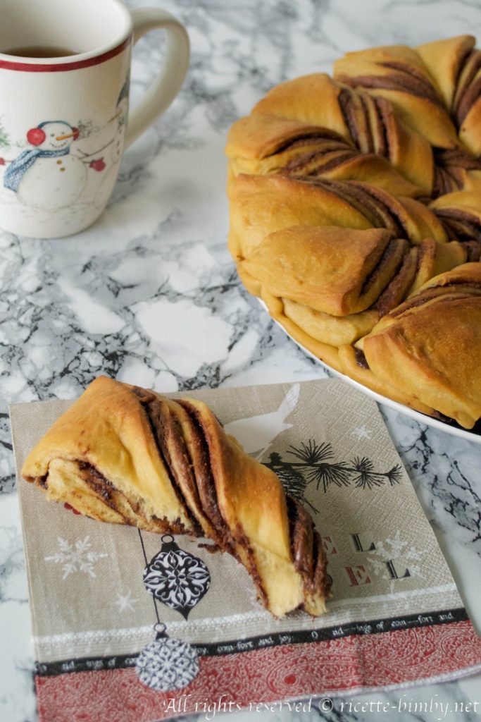Fiore di brioche alla Nutella bimby