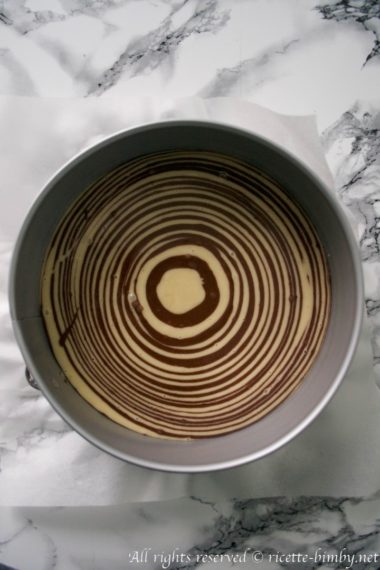 Torta zebrata bimby