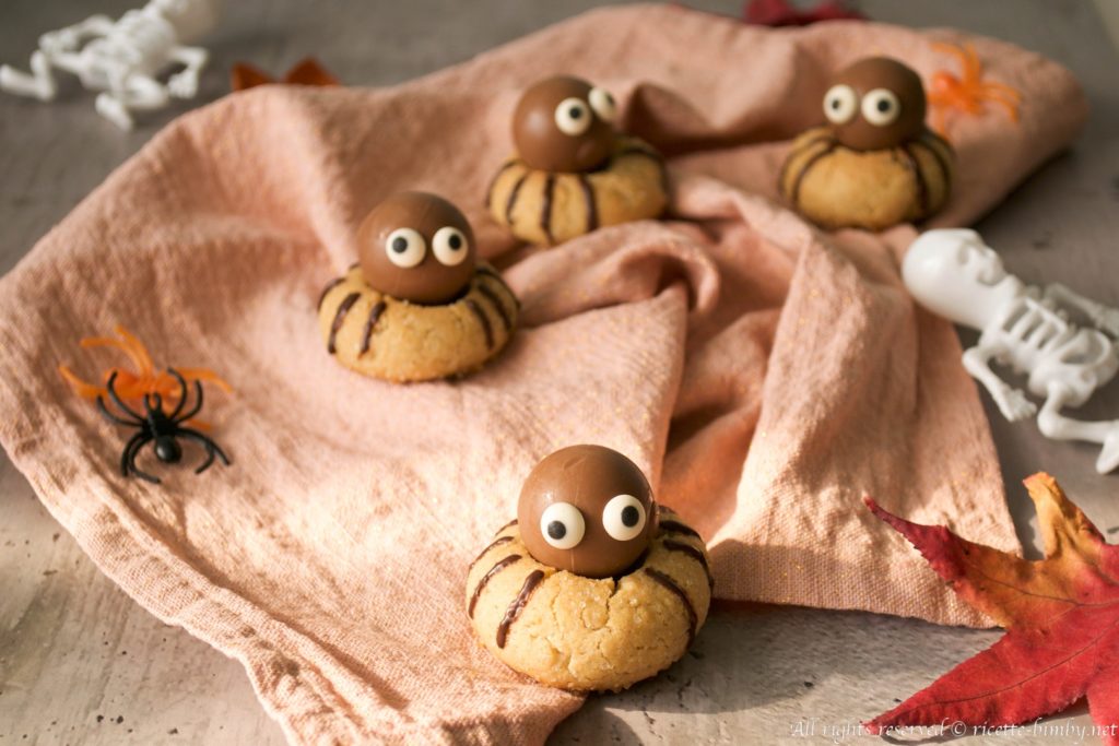 Biscotti Ragno di Halloween bimby