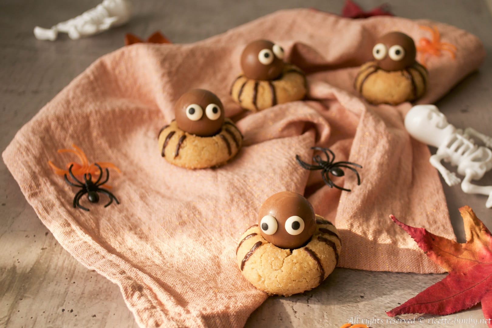 Biscotti Ragno di Halloween Bimby