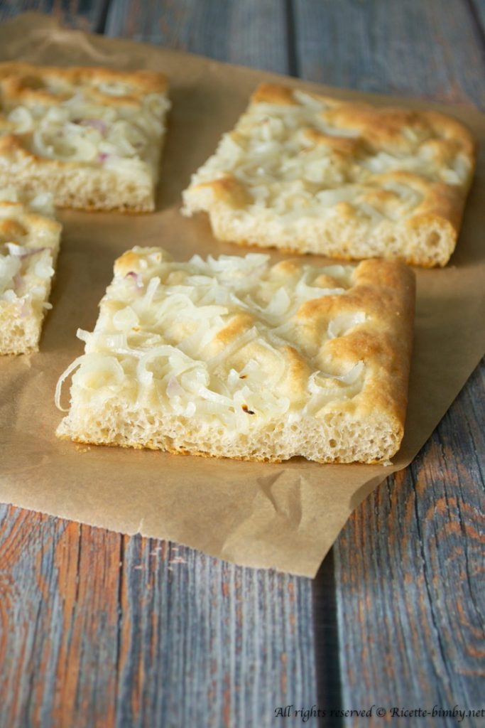 Focaccia alle cipolle bimby