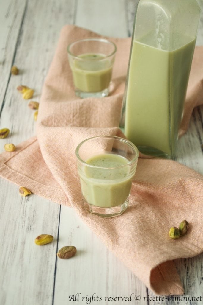 Crema di liquore al pistacchio bimby
