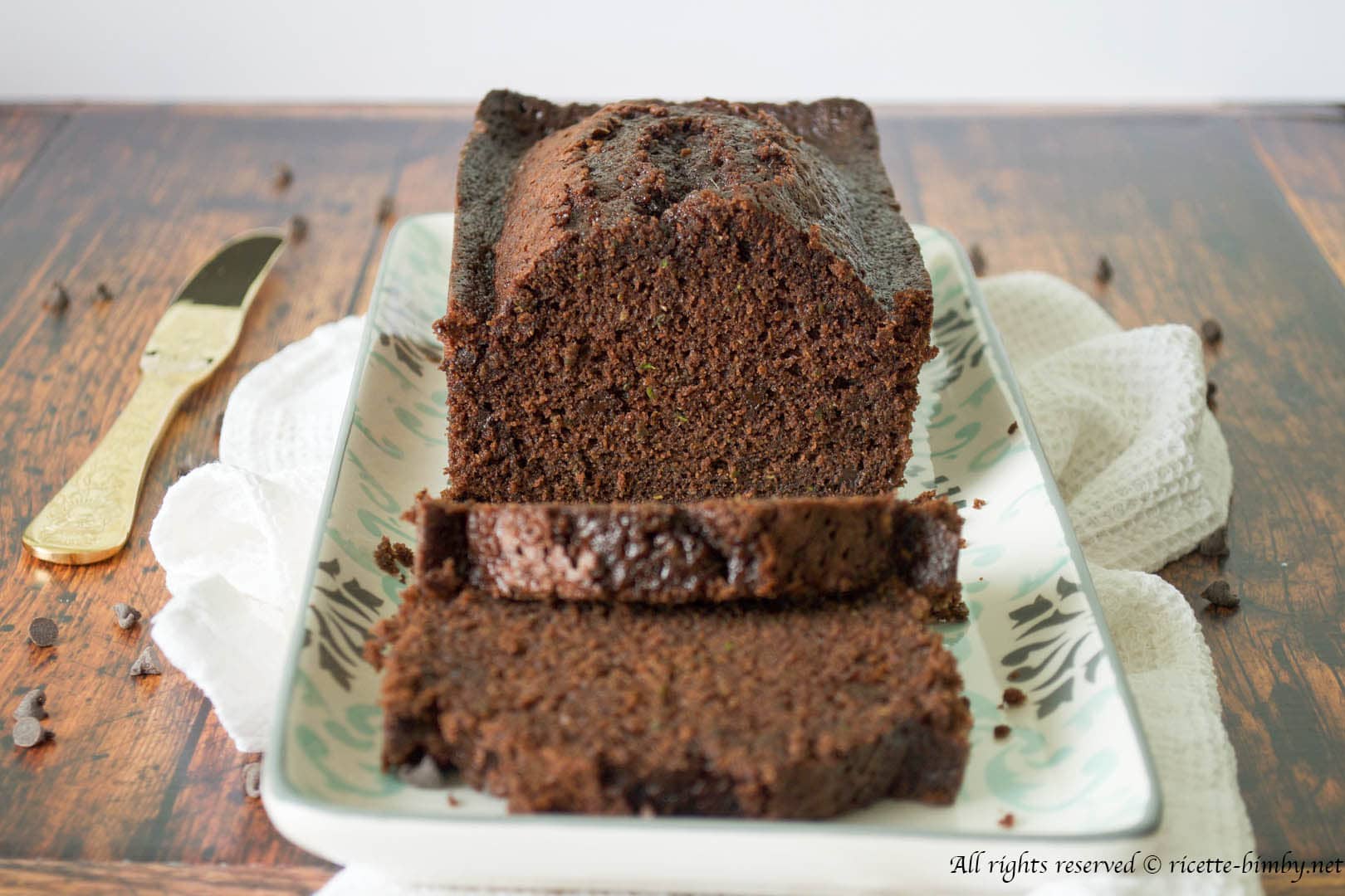Plumcake al cioccolato e zucchine Bimby