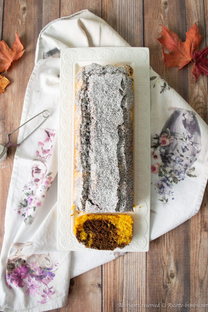 Plumcake zucca e cioccolato bimby