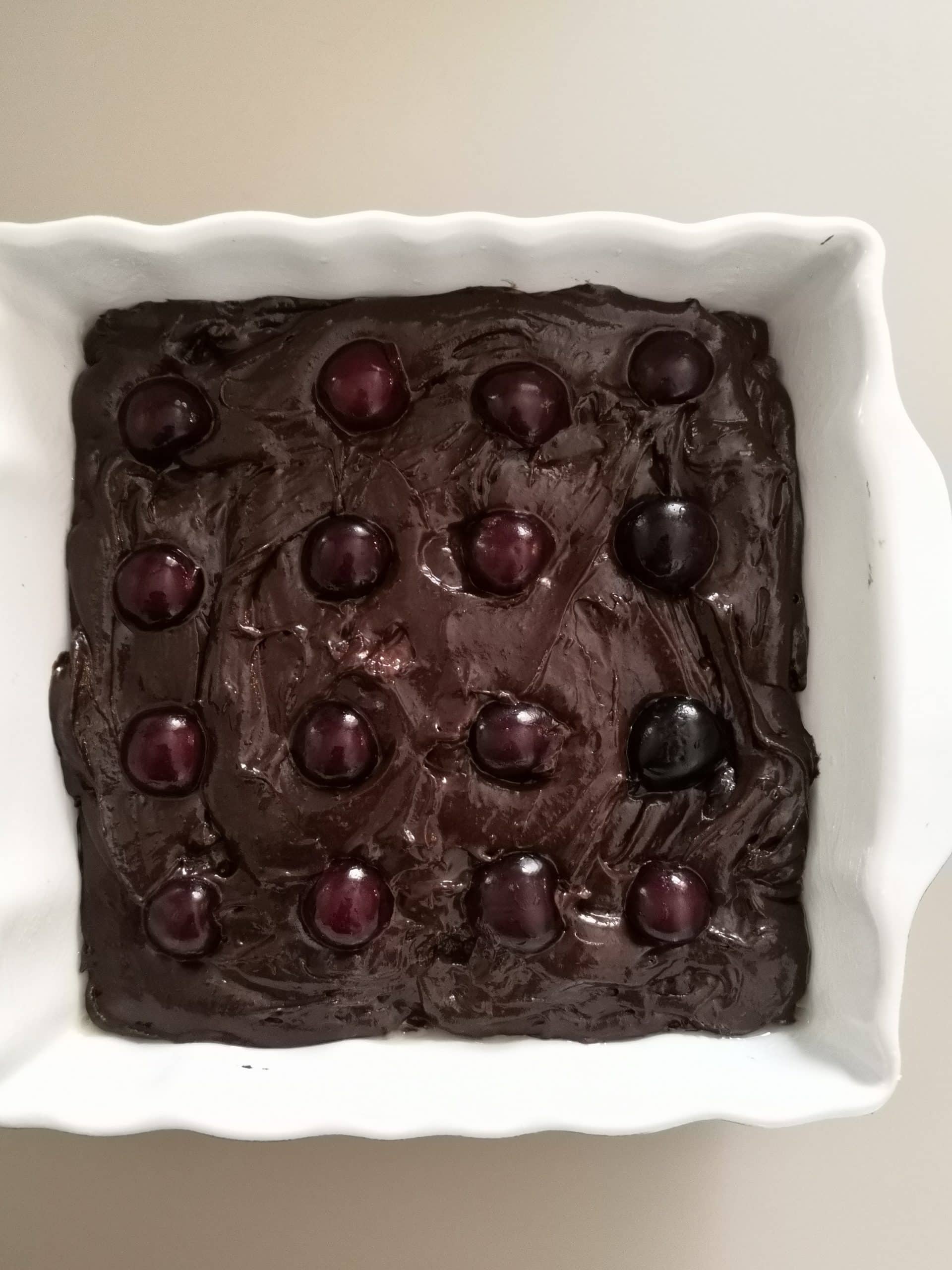 Brownies alle ciliegie bimby passaggi