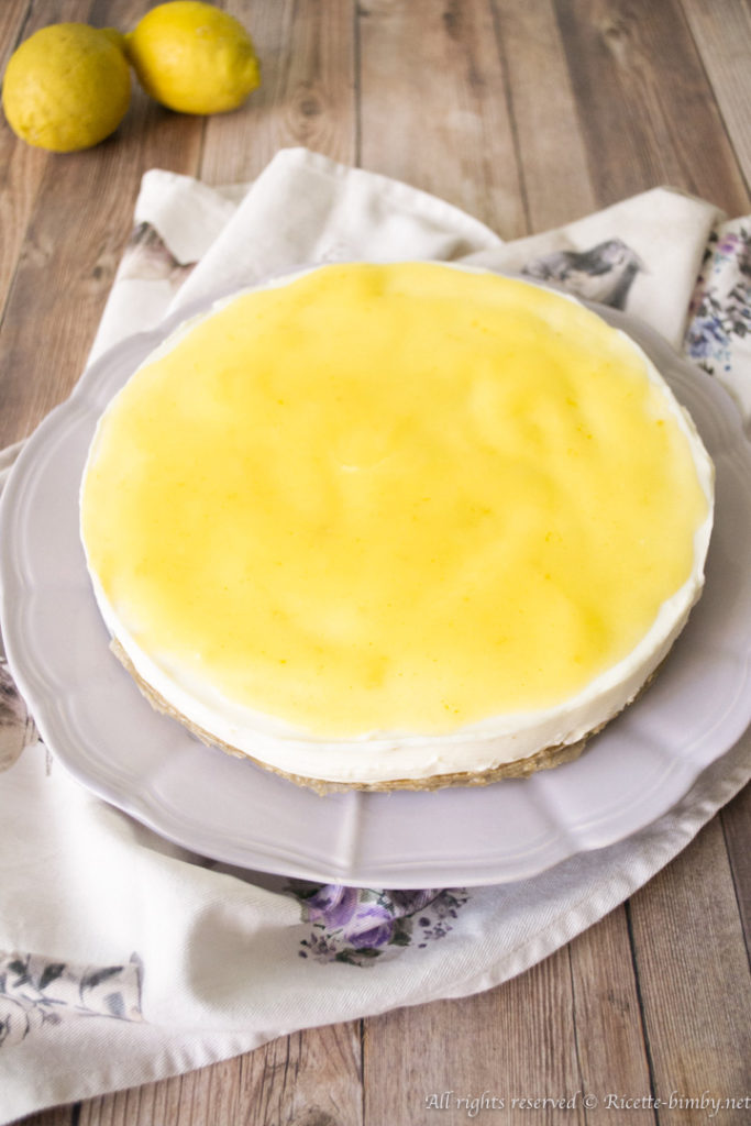 Cheesecake al limone senza cottura bimby